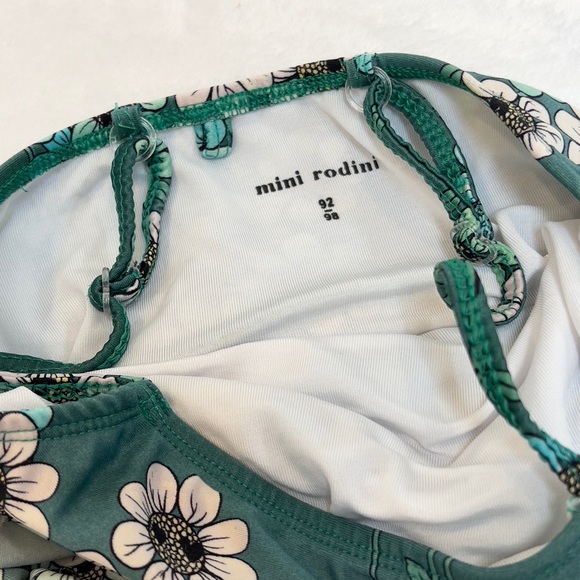 Mini Rodini Floral Ruffle Swimsuit - Picture 3 of 5